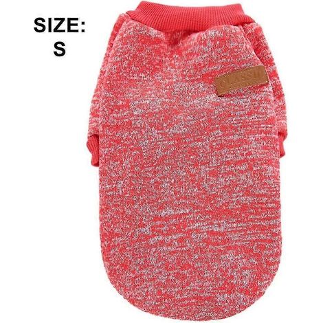 Ropa para perros: suéter para perros, suave, grueso y cálido, ideal para el invierno. (1/4)