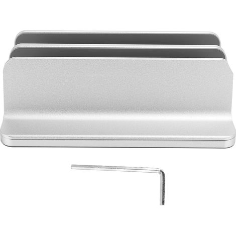 Support d'ordinateur portable vertical en alliage d'aluminium avec double fente de carte et dissipation thermique (1/5)