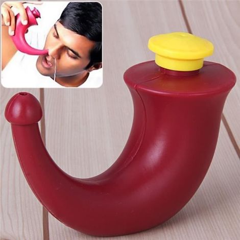 Yoga Neti Pot Rinçage Nasale Nettoyant pour le nez (1/4)