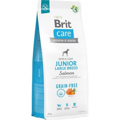 Saumon junior large sans céréales BRIT CARE 12 kg