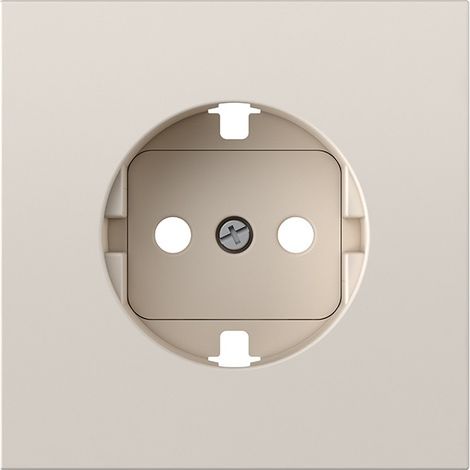 Plaque pour prise Schuko sable mat série Simon 360 (1/5)