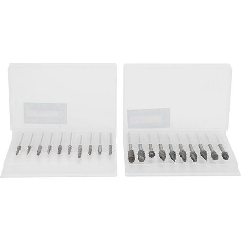 20-teiliges Set Holzbearbeitungsfräser, Hartmetall-Rotationsfräser, Feilen, Fräser, Schnitzwerkzeuge