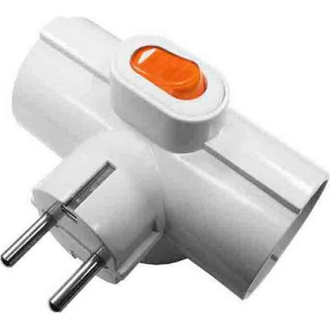 Presa tripla con interruttore 16A R40067 (1/2)