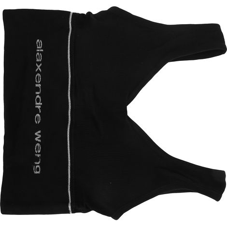 Gepolsterter, bügelloser Sport-BH für Damen – bequem und atmungsaktiv für Yoga und Krafttraining (Schwarz) (1/5)