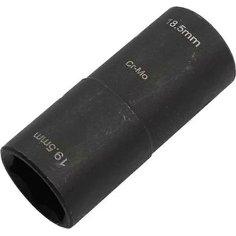 Outil à douille à impact double pour le démontage des écrous de roue, 18,5 mm et 19,5 mm, pour le retrait des écrous de roue. (1/5)