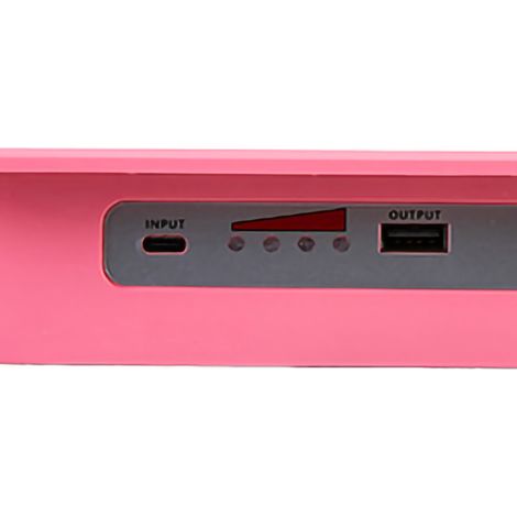 Neue wasserdichte 500-W-LED-Solarleuchte in Pink, 8800 mAh, 5 einstellbare Modi, Schnellladefunktion, tragbare Notleuchte für den Garten, inklusive Akku (1/3)