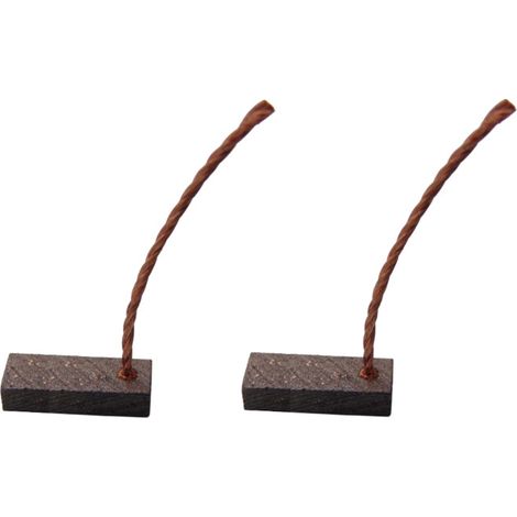 2x Trade-Shop Motorkohlen Kohlebürsten Schleifkohlen 4,5 x 6,5 x 17mm 12-24V für verschiedene KFZ-Motoren Rolltor Garagentor Antriebe Lichtmaschine