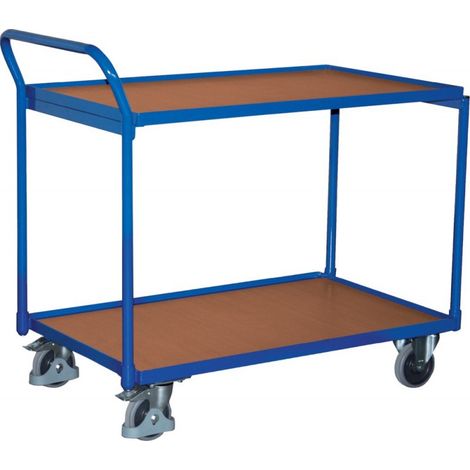 Chariot de transport 250 kg 1000x600 mm 2 plateaux (1/5)