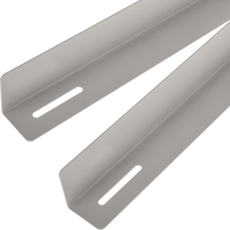 RackMatic - Guides latéraux fixes pour support d'armoire rack 19 blanc 550mm (1/5)