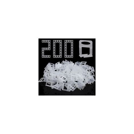 200 Croisillon autonivelant, 1.5 mm, Pour carrelage 3-15 mm, PP robuste (1/5)