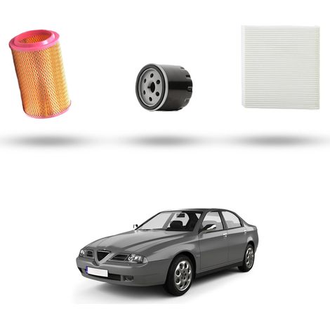 Kit Tagliando 3 filtri compatibile con Alfa Romeo 166 (936) 2.0 Twin Spark 114kw dal 1998 al 2000 (1/5)
