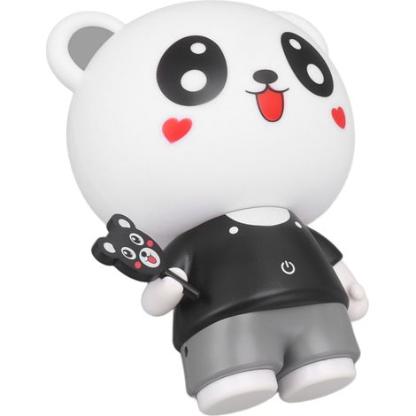 Lampe de bureau pour enfants, motif dessin animé, jolie veilleuse LED avec port USB pour apprendre et étudier, blanche (1/5)