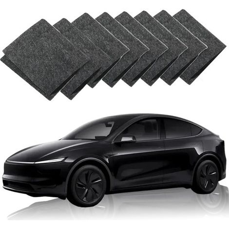 Paños de microfibra,8 PIEZAS Paños Nano Sparkle para eliminar arañazos de coches,tejido ligero para reparar arañazos (1/2)