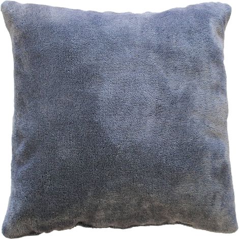 Coussin polyester Flanelle Sweden Bleu 40 x 40 cm
