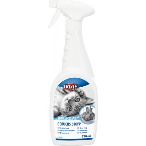 Trixie Spray Simple'n'Clean - Desodorante y Quitaolores para Arena de Gatos - 750 ml