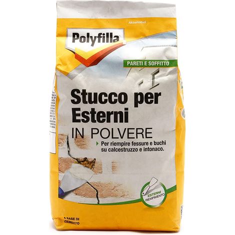 Stucco per esterni Polyfilla 5 kg (1/6)