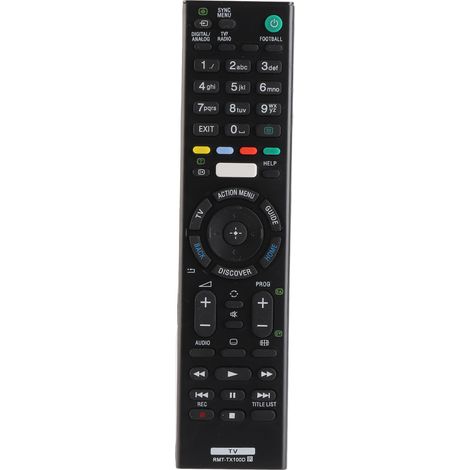 Télécommande pour téléviseur intelligent compatible avec les modèles RMt TX100D, RMt TX101J, RMt TX102U, RMt TX102D et RMt TX101D. (1/5)