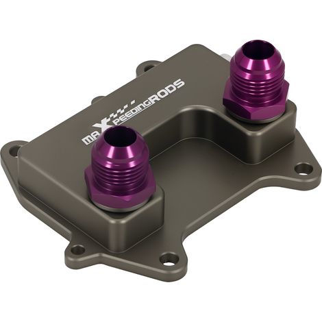 AN10 Oil Cooler Filter Adapter for VW Audi 1.2TDI 1.6TDI 2.0TDI Purple Kit (1/5)