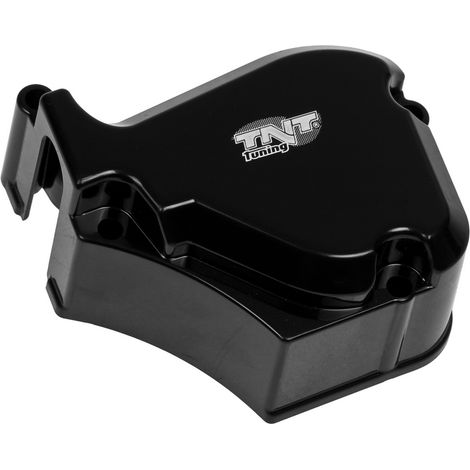 Tapa/protector de bomba de aceite TNT, negro, Aprilia/Derbi/Gilera 2006- (D50B)