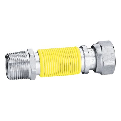 Ausziehbare Kupplung aus Edelstahl, Anschluss 1/2 "M und 1/2 "F Caleffi 841414  Rostfreier Stahl