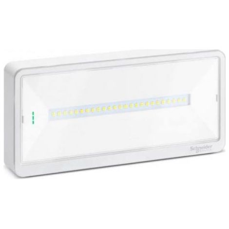 Schneider OVA Lampada emergenza LED EXIWAY LIGHT 110lm autonomia 3h IP65 - OVA44011