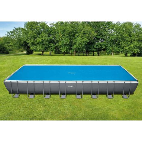 INTEX Copertura Solare per Piscina Blu 960x466 cm in Polietilene