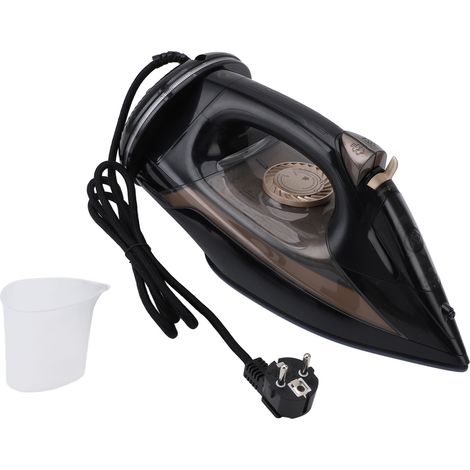 Fer à repasser vapeur 2200 W pour vêtements, réservoir d'eau 420 ml, repassage à sec et humide, semelle amovible en acier inoxydable, idéal pour la maison et les voyages. (1/5)