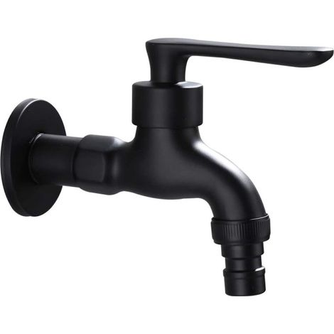Robinet Exterieur Jardin Robinet Vintage pour Eau Froide avec Monocommande Interface (Sorties 1/2\\" - EntréE 1/2\\") 1 Convertisseur (3/4\\"), Convient pour Le Jardin, Machine à Laver, Longueur 11 (1/5)