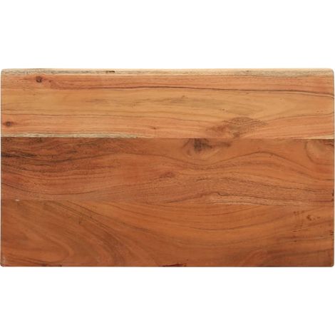 Tablero de mesa rectangular madera maciza acacia 40x30x2,5 cm vidaXL