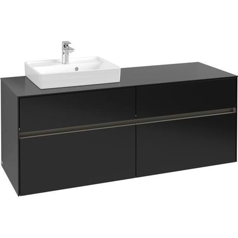 VB WTUS Collaro C074B0 1400x548x500mm avec cloche. 4 extraits WT gauche Laque noire mate
