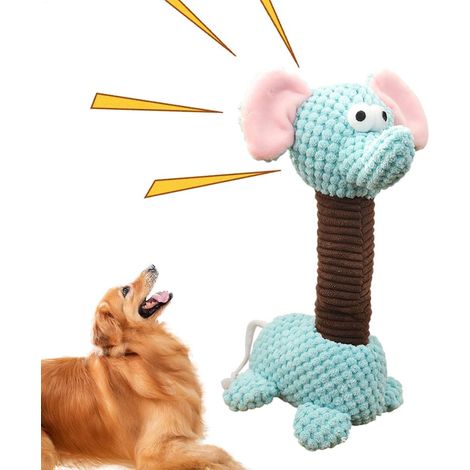 Jouets chien couineurs, balles mâcher peluche interactif (1/5)