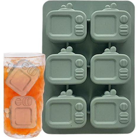 À Glaçons Pour Cocktails 6 alvéoles réutilisable couvercle inclus (1/5)