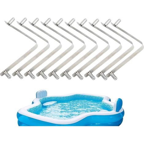 Schmetterlings-V-Clips, 10 Stück, Edelstahl. (1/5)