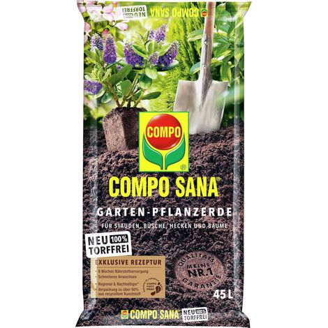 COMPO SANA® Garten-Pflanzerde torffrei, 45 L