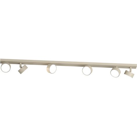 Binario top light edra 1210 6 sa gx53 led lampada soffitto parete moderna faretti orientabili (1/5)
