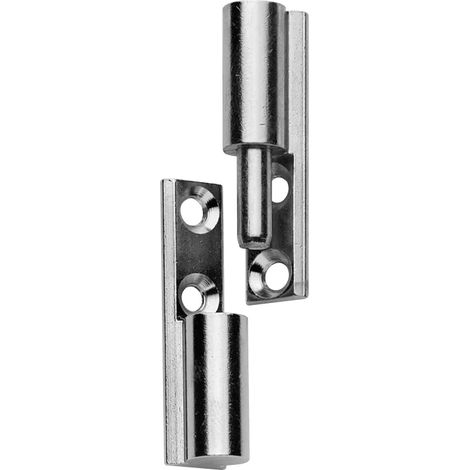 Cerniera CL 294 mm.50 Ottone Nichel Lucido per Ante in Legno (1/4)