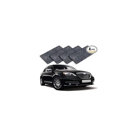 Lot de 4 chiffons à paillettes nano, antirayures, pour réparation des rayures de voiture, pour polissage de surface multiusages, pour réparation des rayures de voiture