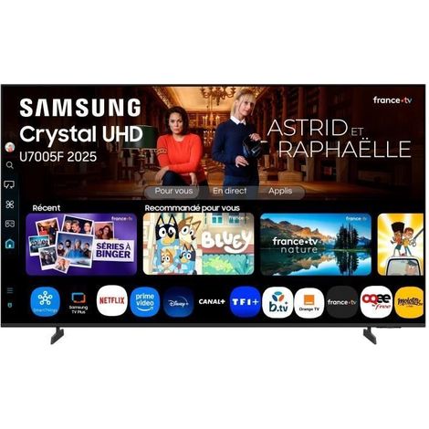 Samsung 43U7005F - LED-Fernseher 43" (109 cm) - 4K UHD 3840x2160 - HDR10+ - Smart TV - Gaming Hub - 3xHDMI - WiFi (1/5)