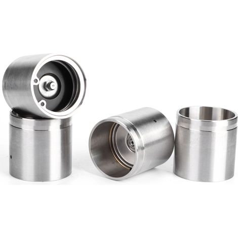 4 coussinets de roue de remorque en acier inoxydable 1,98 pouce avec protection intégrée (1/5)