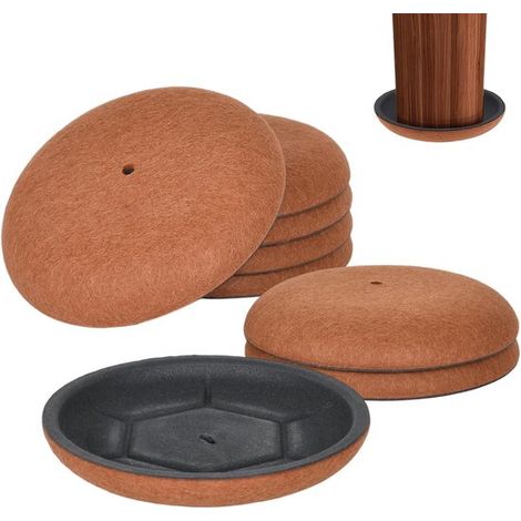 Deslizadores para muebles pesados，8 piezas，Protección para muebles，Protectores de suelo de madera para patas de sillas (1/5)