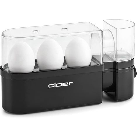 Cloer 6020 Cuoci uova per 3 uova, colore: Nero (1/5)