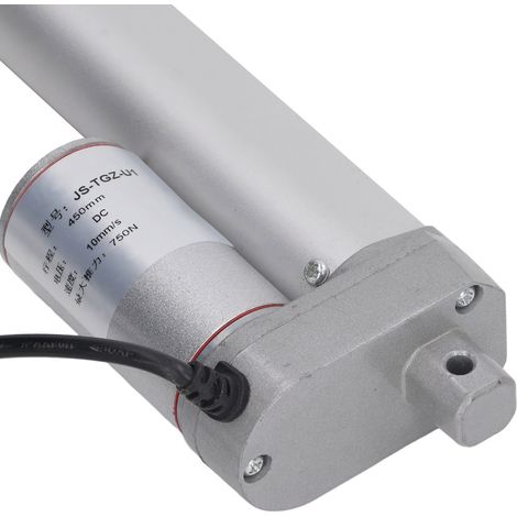 Mini-Linearantrieb für Motorbewegungen im Außenbereich, Landwirtschaft, Robotertechnik, Hausautomation, 750 N, 450 mm, weiß, 12 V (nur Antrieb) (1/5)