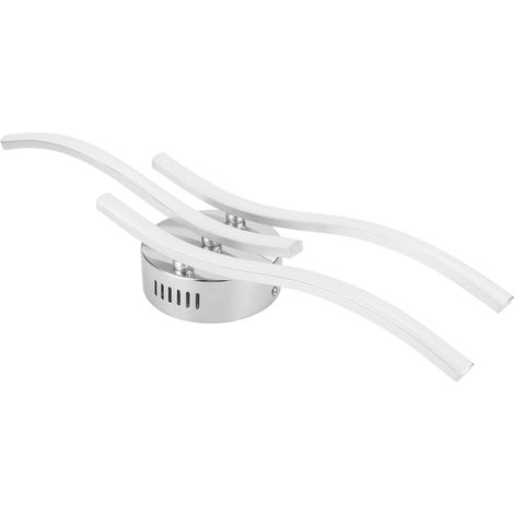 Plafonnier moderne ondulé à 105 LED pour salon et chambre, lumière chaude, AC85-265V (1/5)