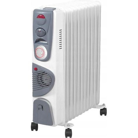 Volteno VO0275 radiateur d'huile gris et noir 2900W (1/3)