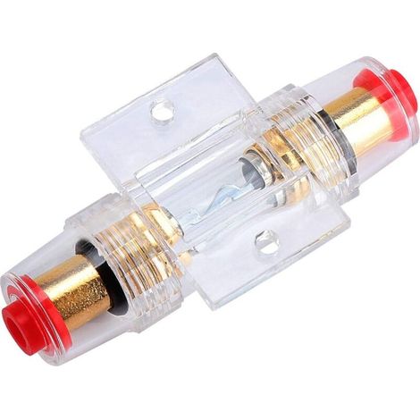 2PCS AGU Porte-fusible en Ligne avec fusibles 60A AGU pour compresseurs d'amplificateur d'alarme Audio de Voiture (1/3)