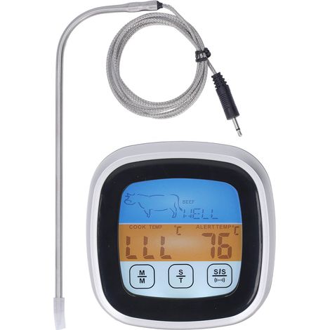 Thermomètre à viande numérique avec écran LED, sonde de température précise pour cuisine (1/5)