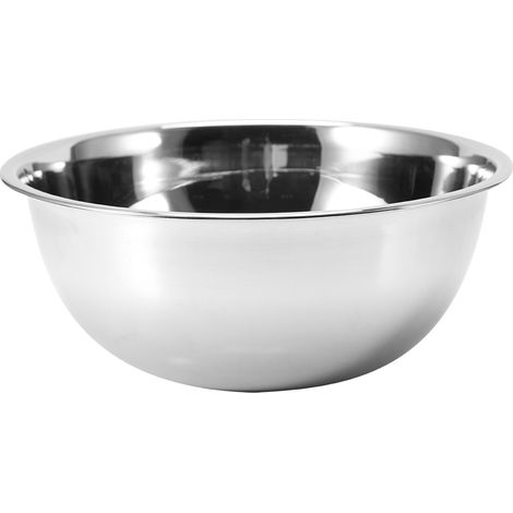 Saladier En Acier Inoxydable - Bord Évasé Pour Mélange Et Cuisson - Résistant À La Rouille - 30 Cm