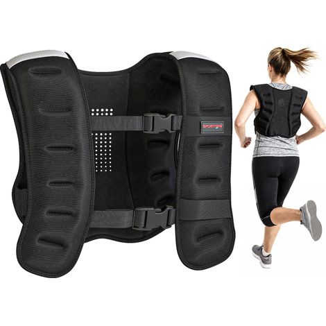 SPORTNOW 10kg Weighted Vest with Adjustable Straps and Reflective Strips (1/5)