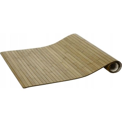 Rutschfeste Matte, Badezimmerteppich aus Bambus, 50 x 80 cm (1/4)