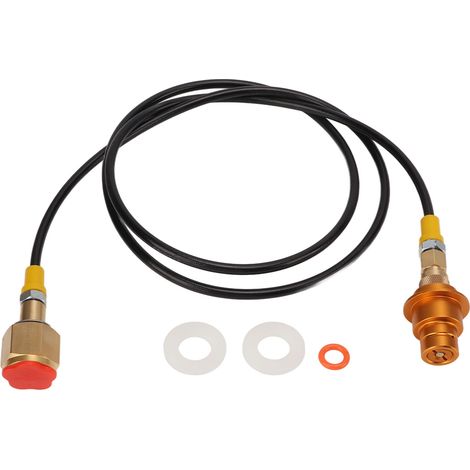 Tuyau adaptateur réservoir CO2 60 pouces, laiton ABS, machine à soda, connexion rapide avec raccord rapide (1/5)